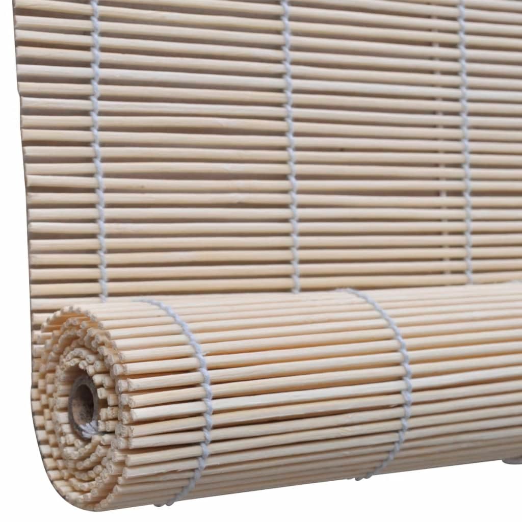 Natural Bamboo Roller Blinds 120 x 160 cm